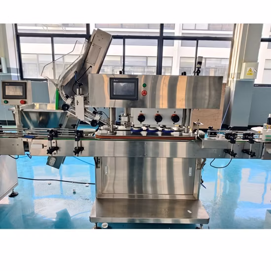Automatische Flaschenverschließmaschine für Pump-Flip-Kunststoffkappen